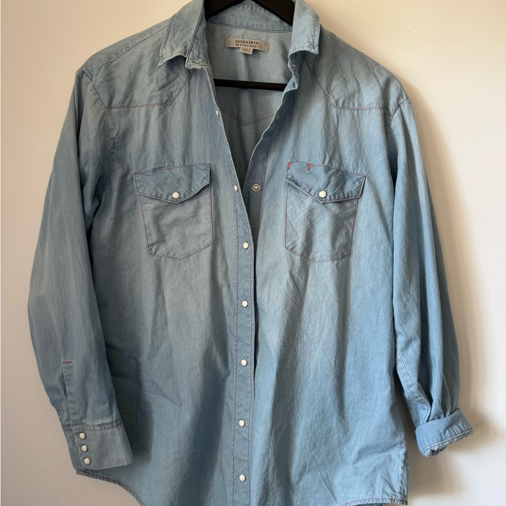 Light Blue Denim Shirt